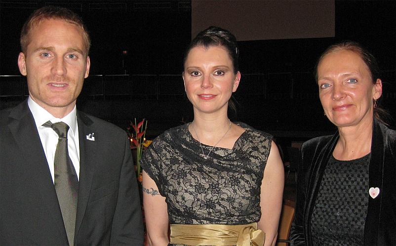 Jan Baler, Teresa Enke und Ira Thorsting