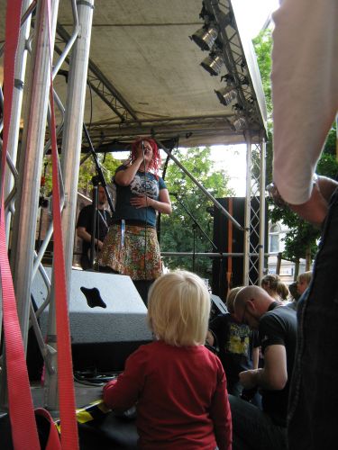 Auch kleine Fans sind da Auch kleine Fans sind da