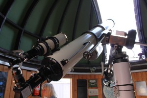 Teleskop in der Sternwarte