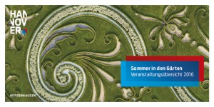 Sommer in Herrenhausen - Programmflyer 2016