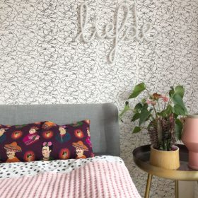 gemütliches Schlafzimmer mit Vintage-Touch