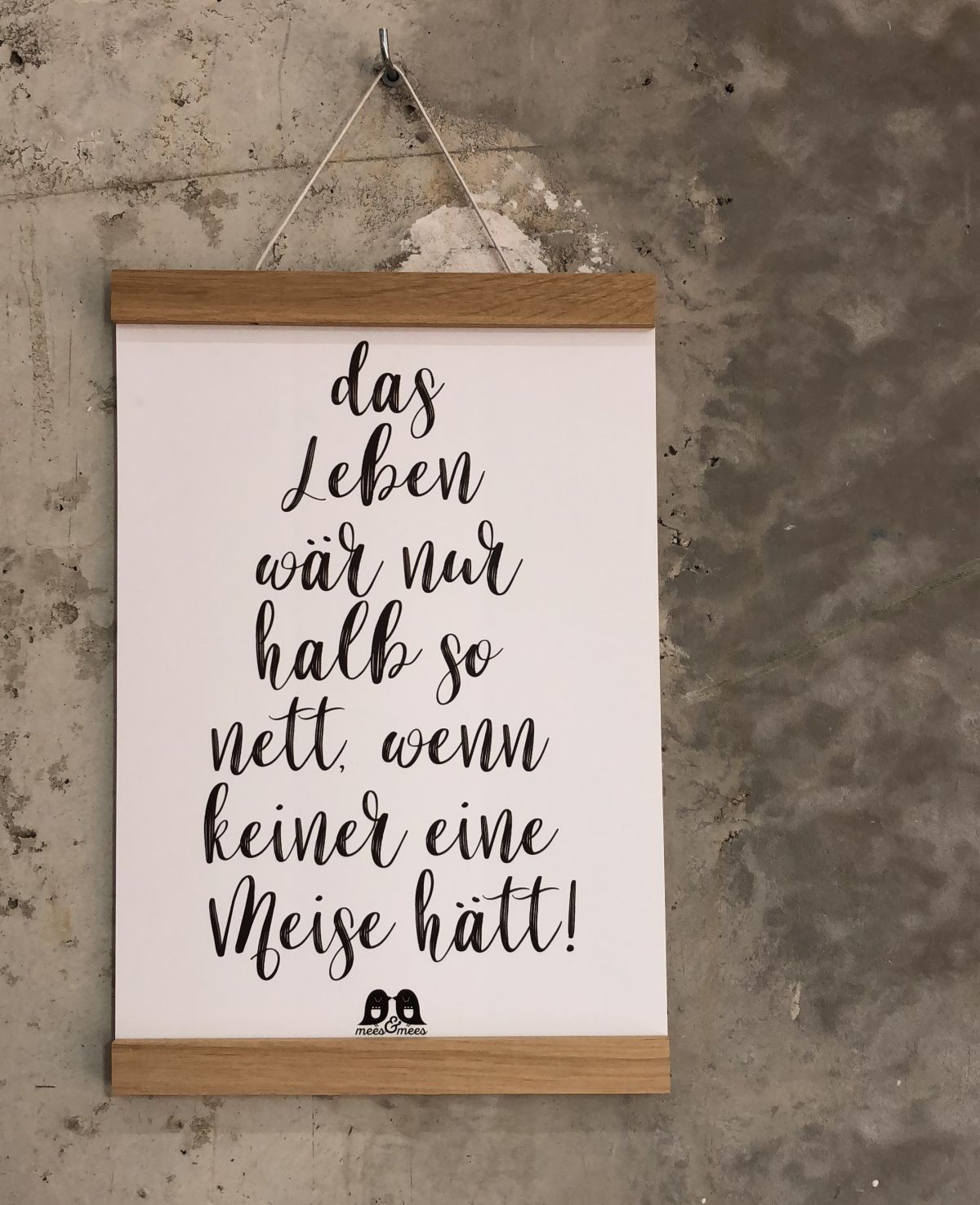 lettering das leben