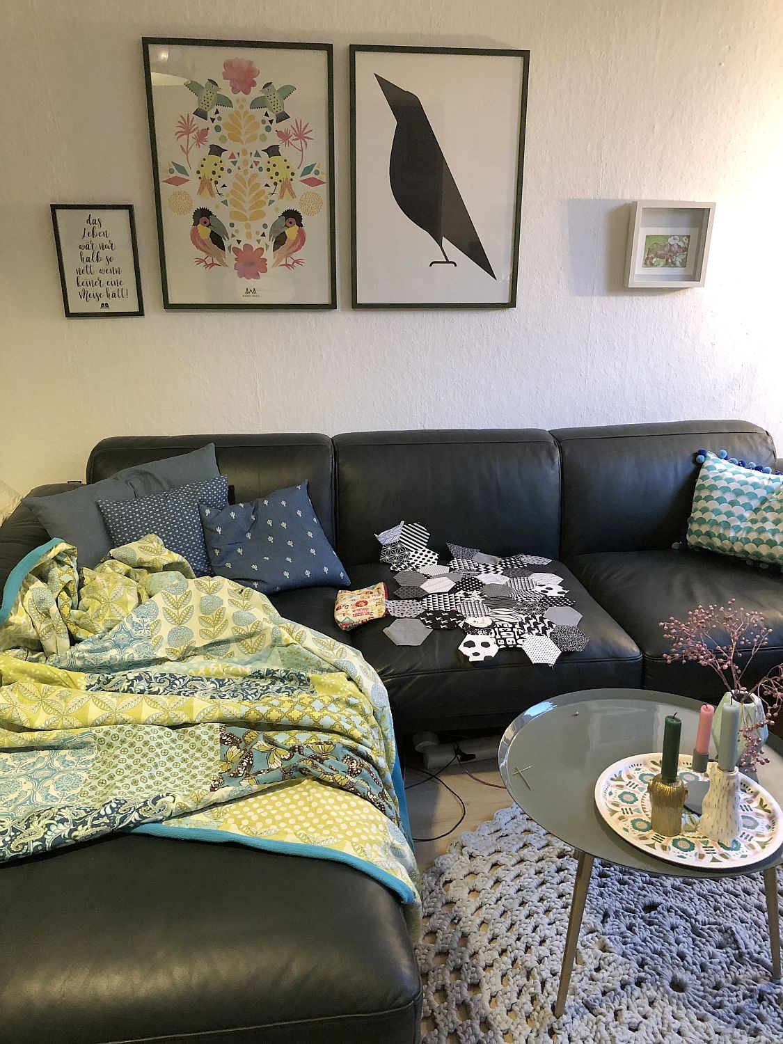 Wohnzimmer mit Rolf Benz Sofa