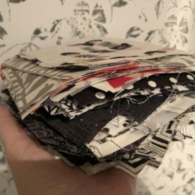 Patchworkdecke aus Quadraten nähen - alles Stoffreste