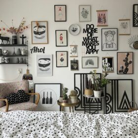 Gallerywall im Schlafzimmer - Make-Over