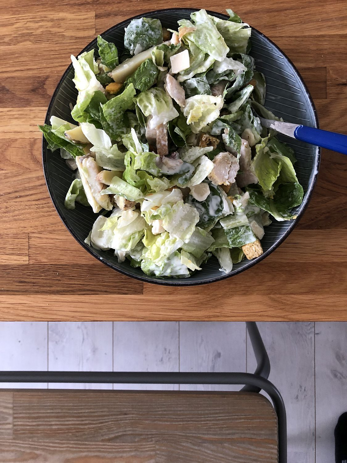 Salat zum Mittagessen