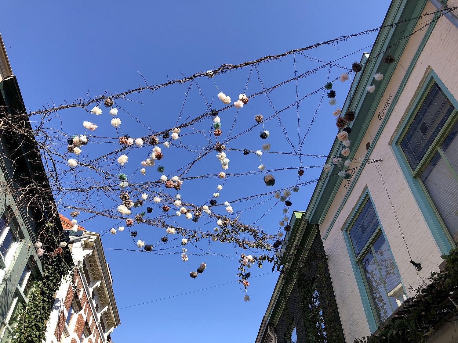 Bergen op Zoom blauer Himmel über Holland