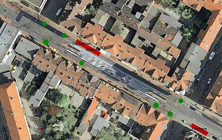 Haltestelle Leinaustraße Haltestelle Leinaustraße