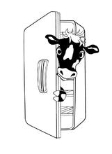 Die Kuh im Kühlschrank