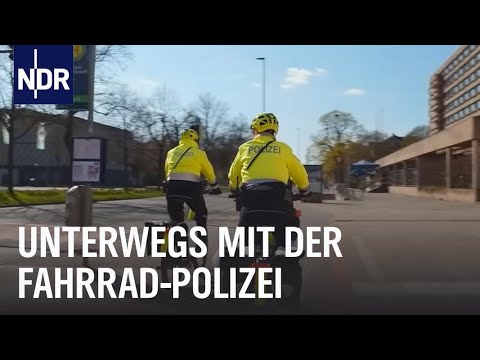 Großstadt-Einsatz für die Fahrrad-Polizei | Die Nordreportage | NDR Doku