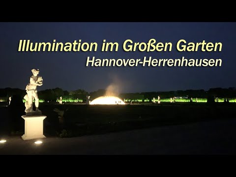 Illumination im Großen Garten Hannover Herrenhausen (3D 180 VR)