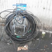 Sichergestellte Kabel