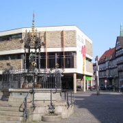 Holzmarktbrunnen vor dem Historisches Museum Hannover