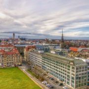 Blick über Leipzig