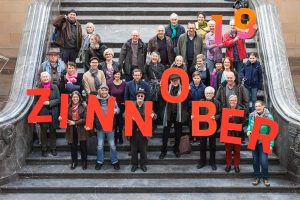 KünstlerInnen, GaleristInnen und Kunstschaffende des diesjährigen ZINNOBER-Kunstvolkslaufs