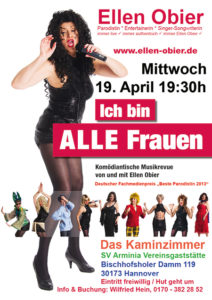 "Ich bin alle Frauen" - Parodie-Show mit Ellen Obier