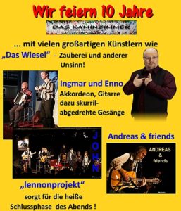 10 Jahre Kaminzimmer