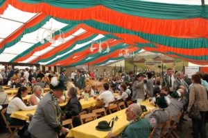 Festzelt auf dem Küchengarten