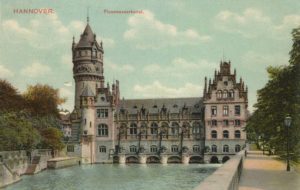 Flusswasserkunst Hannover (Historische Postkarte um 1900)