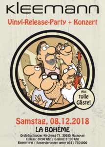 Kleemann - Vinyl-Release-Party & Konzert