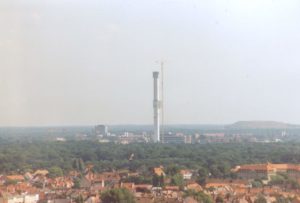 Fernsehturm Roderbruch im Bau