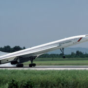 Eine Concorde der British Airways