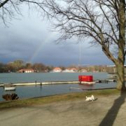 Regenbogen am Maschsee