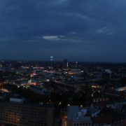 Hannover Skyline bei Nacht