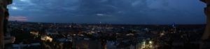 Hannover Skyline bei Nacht