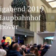 Heiligabend 2019 im Hauptbahnhof Hannover