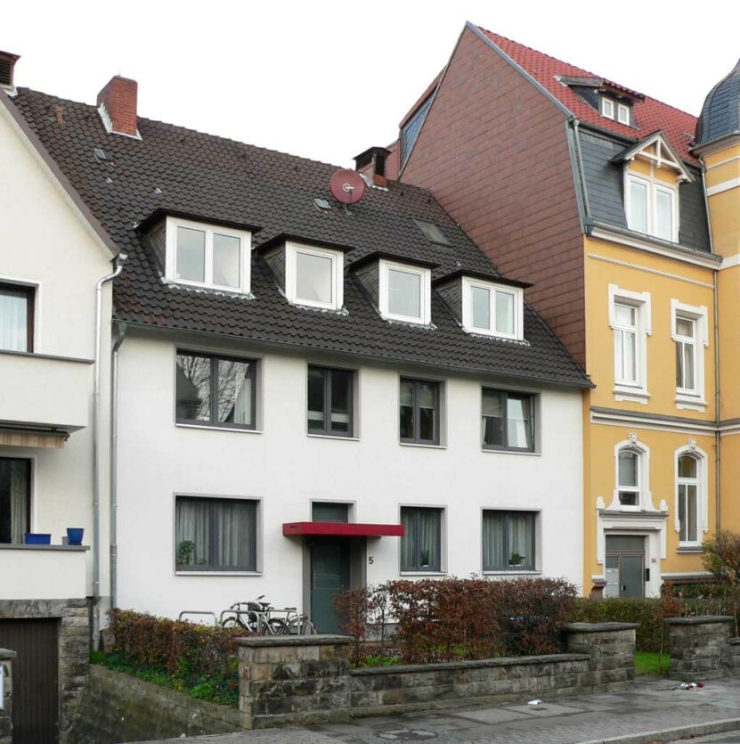 Standort des früheren Wohnhauses von Kurt Schwitters in Waldhausen