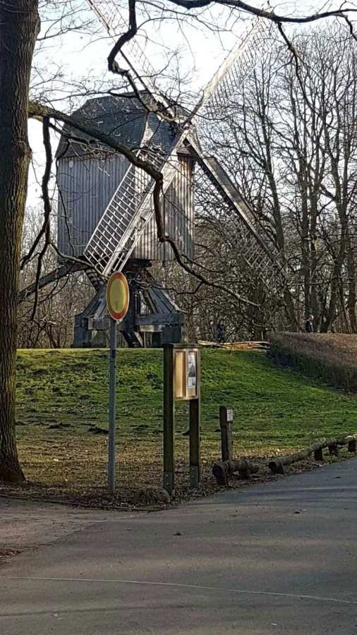 Historische Bockwindmühle