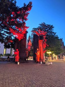 Göttinger Sieben bei der Night of Light 2020