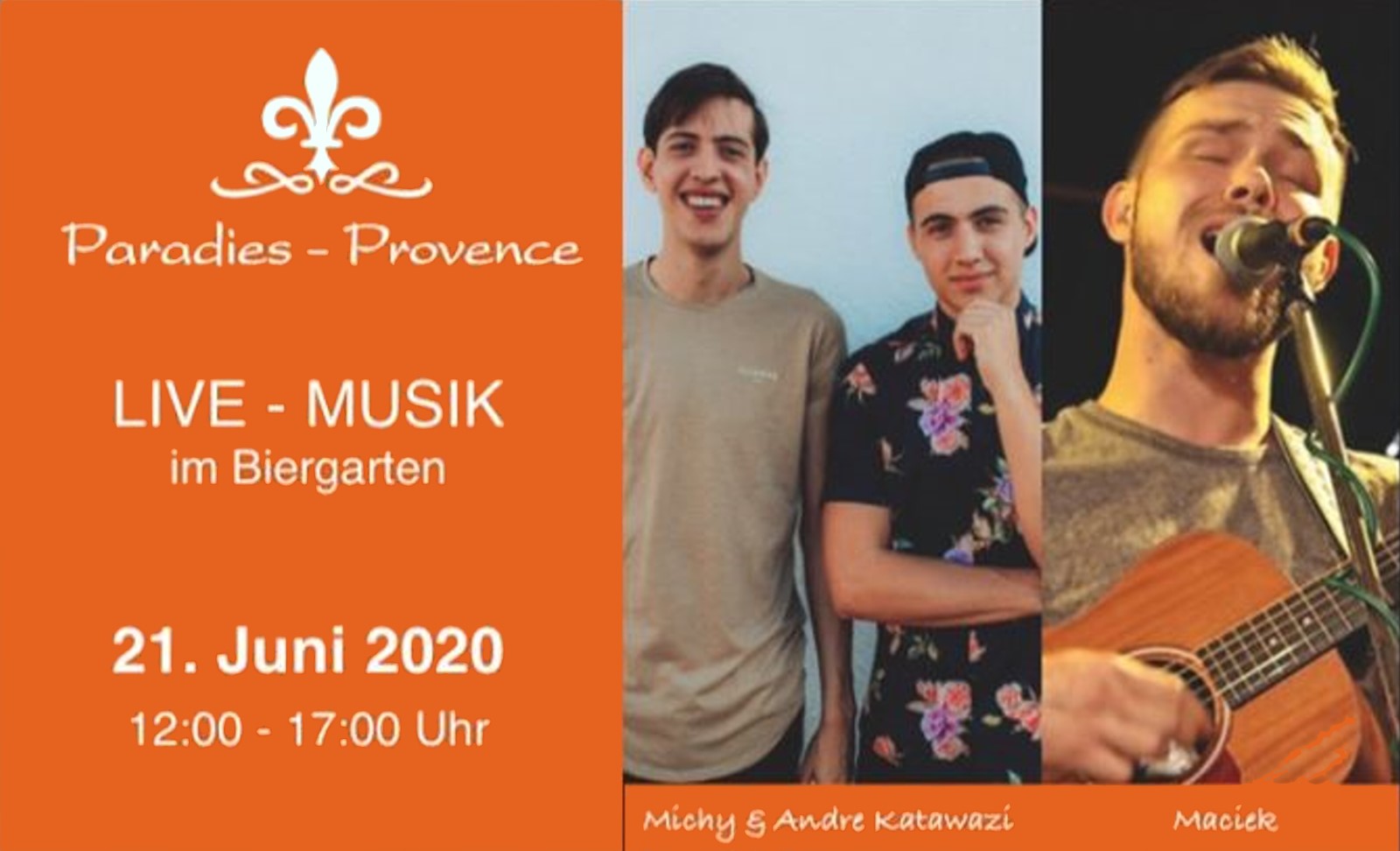 Live Musik im Biergarten