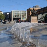 HAZ Brunnen auf dem Ernst-August-Platz