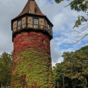 Turm im Herbst