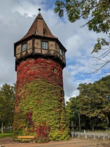 Turm im Herbst