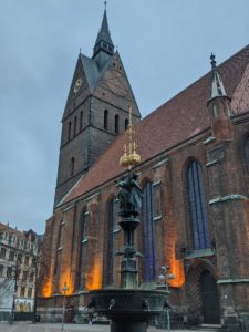 Beleuchtete Marktkirche