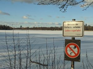 Maschsee: Betreten verboten