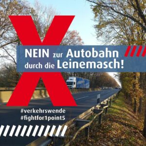 Fahrraddemo über den Südschnellweg