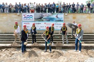 Spatenstich zur enercity Leinewelle
