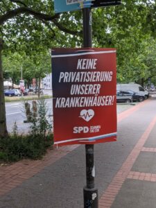 Keine Privatisierung unserer Krankenhäuser