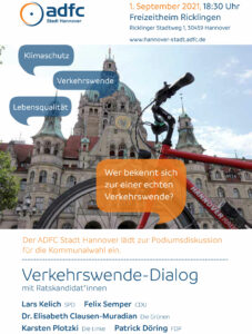ADFC Verkehrswende-Dialog Podiumsdiskussion