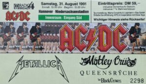AC/DC 1991 im Niedersachsenstadion