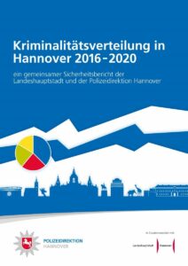 Kriminalitätsverteilung in Hannover 2016 - 2020