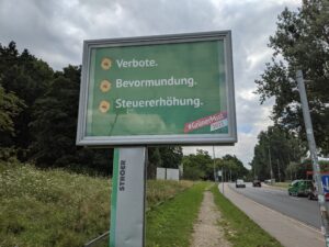 Schmutzkampagne gegen die Grünen