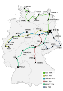 Streckenverläufe 2021