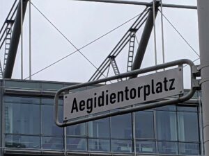 Aegidientorplatz (Straßenschild)