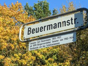 Beuermannstraße (Straßenschild)
