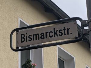 Bismarckstraße (Straßenschild)